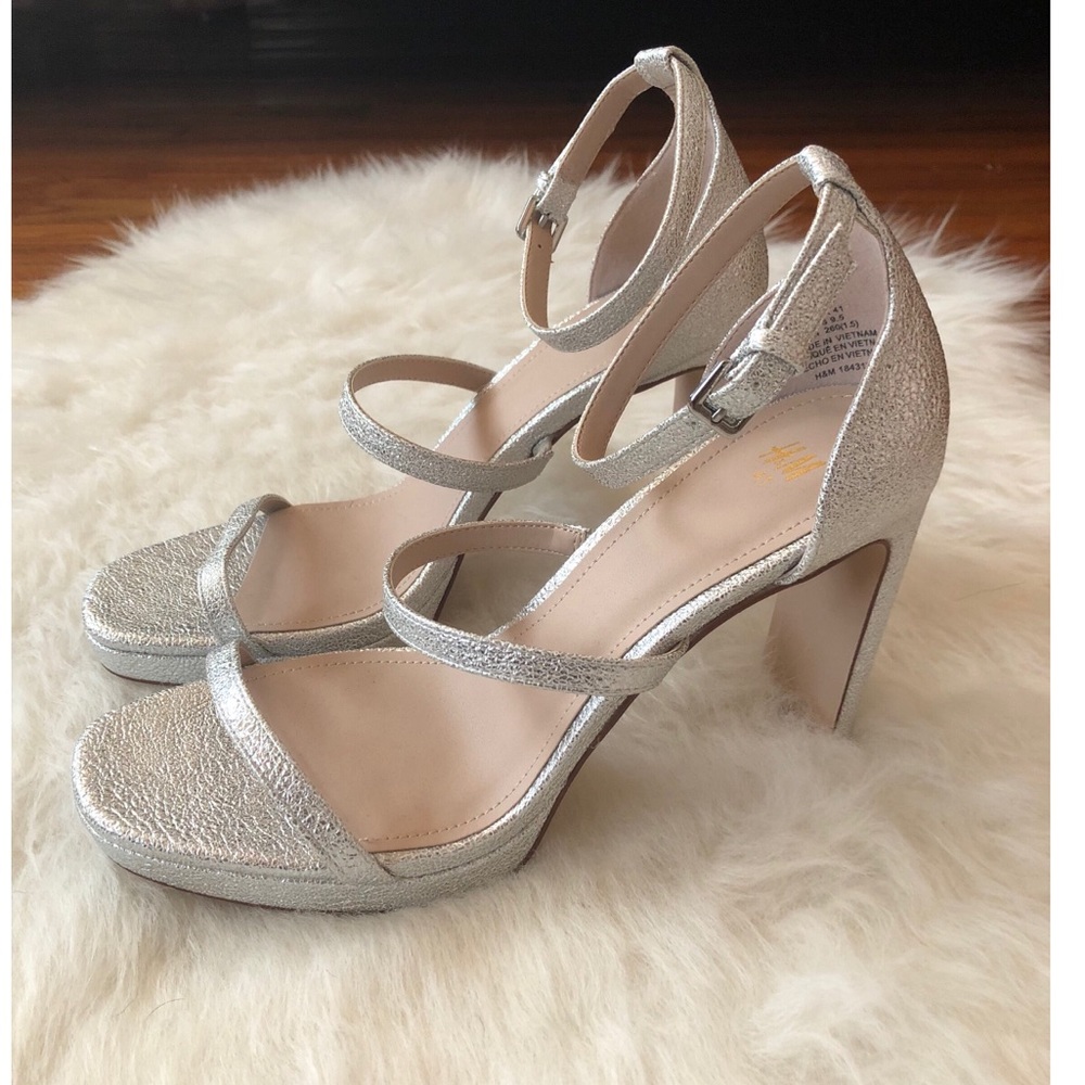 H&M Silver Heels